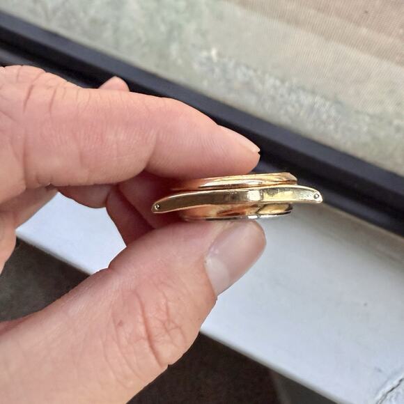 Seiko Moonphase Watch Women's 24mm Champagne Dial Gold Tone 2A24-0048 - Untested - Picture 8 of 9